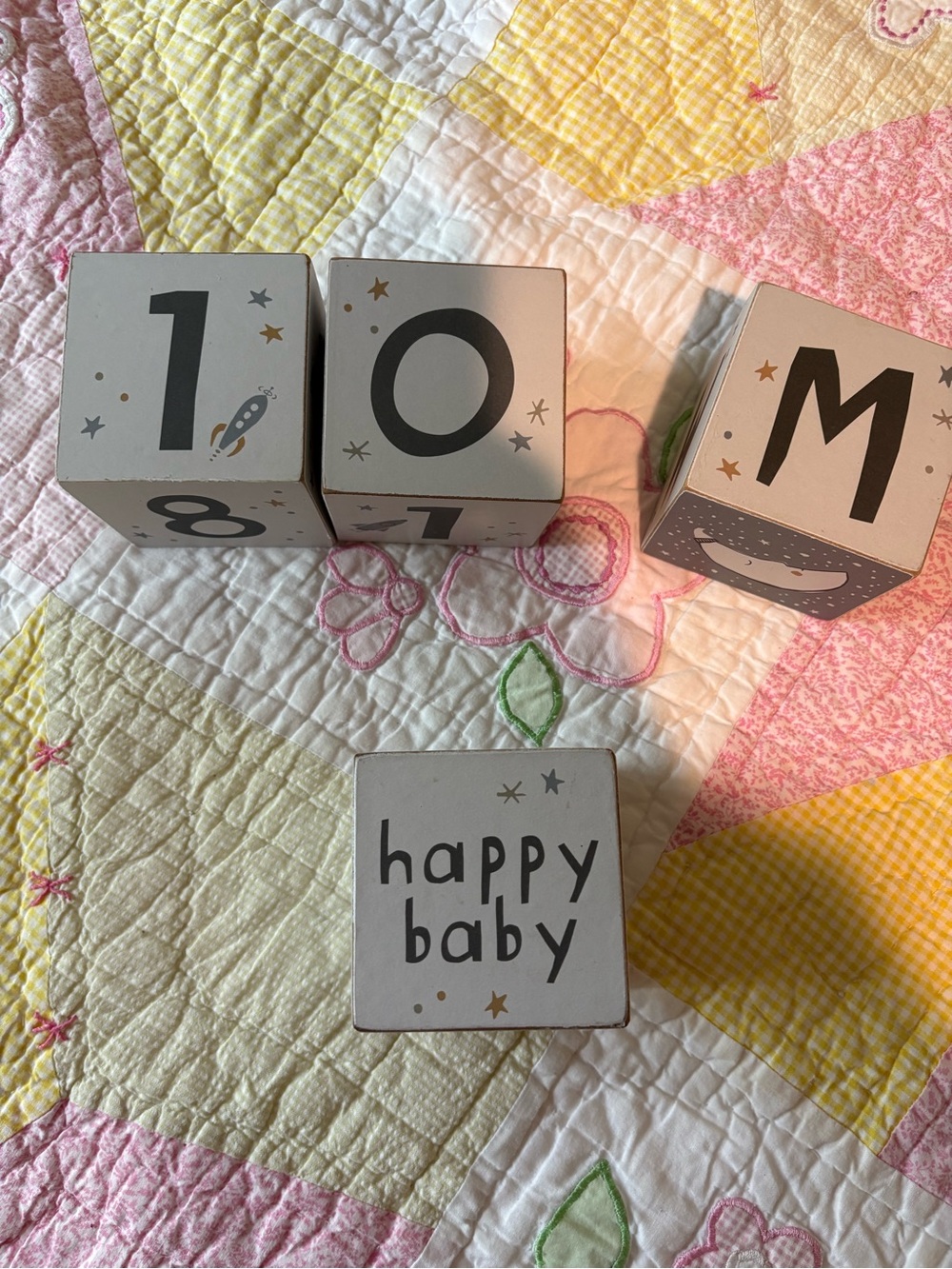 Baby Milestone Photo Blocks